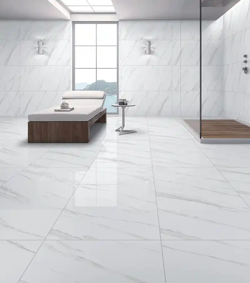 statuario marble slab large format selection